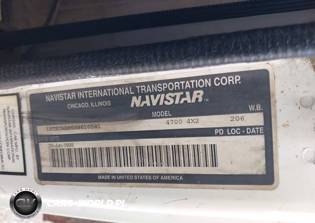 1999 International 4000 4700 VIN:1HTSCAAN6XH610581 - 8
