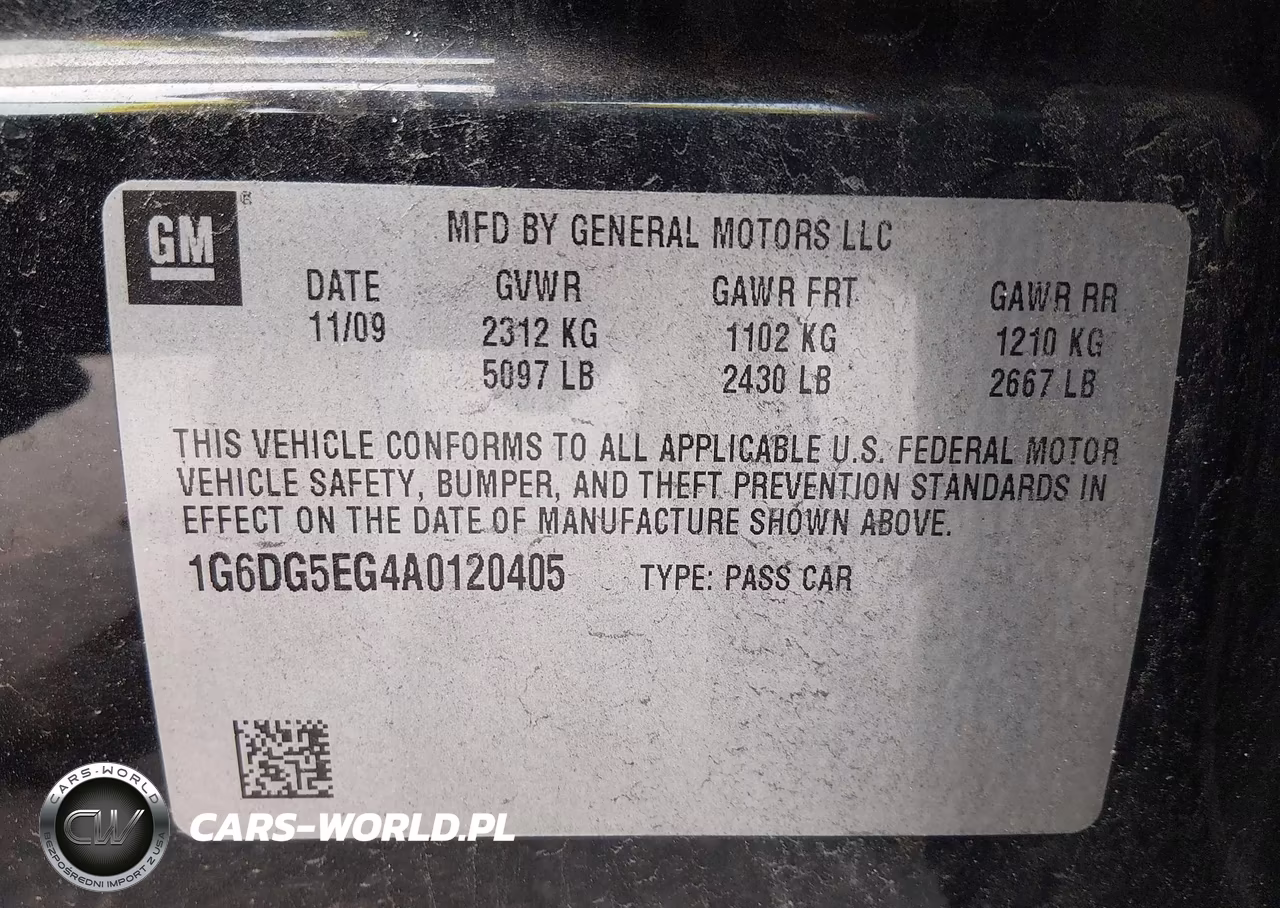 2010 Cadillac Cts Luxury VIN:1G6DG5EG4A0120405 - 9