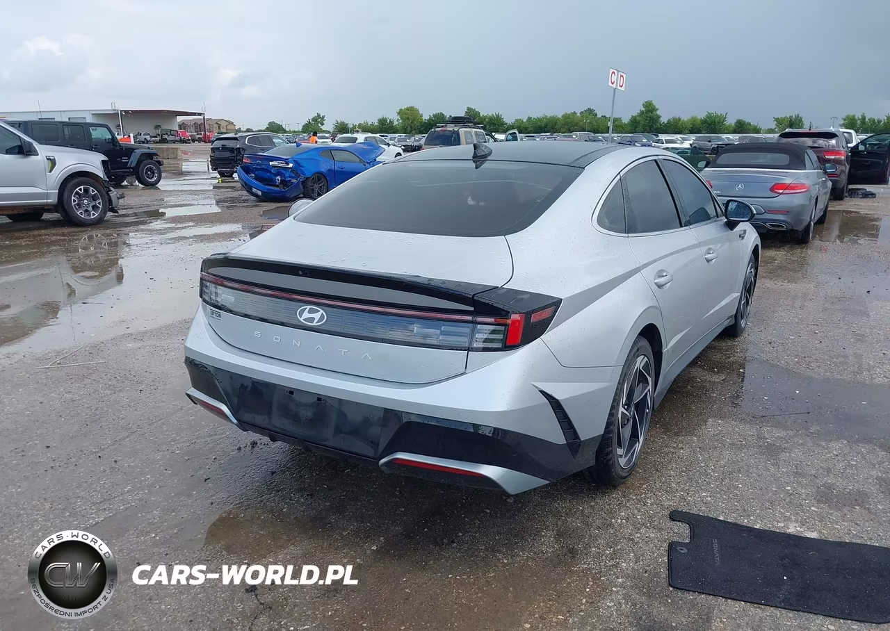 2025 Hyundai Sonata Sel Convenience VIN:KMHL14JA8SA464252 - 4