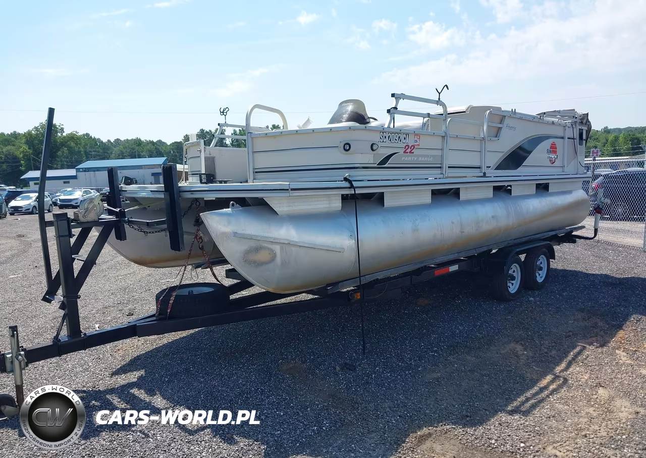 2001 Suntracker Ph30 Pontoon Boat VIN:BUJ81642K001 - 2