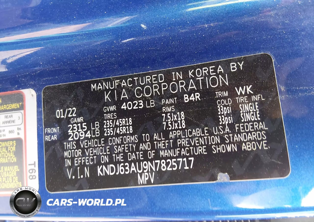 2022 Kia Soul Gt Line VIN:KNDJ63AU9N7825717 - 9
