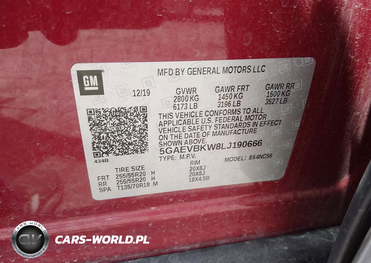 2020 Buick Enclave Awd Premium VIN:5GAEVBKW8LJ190666 - 9