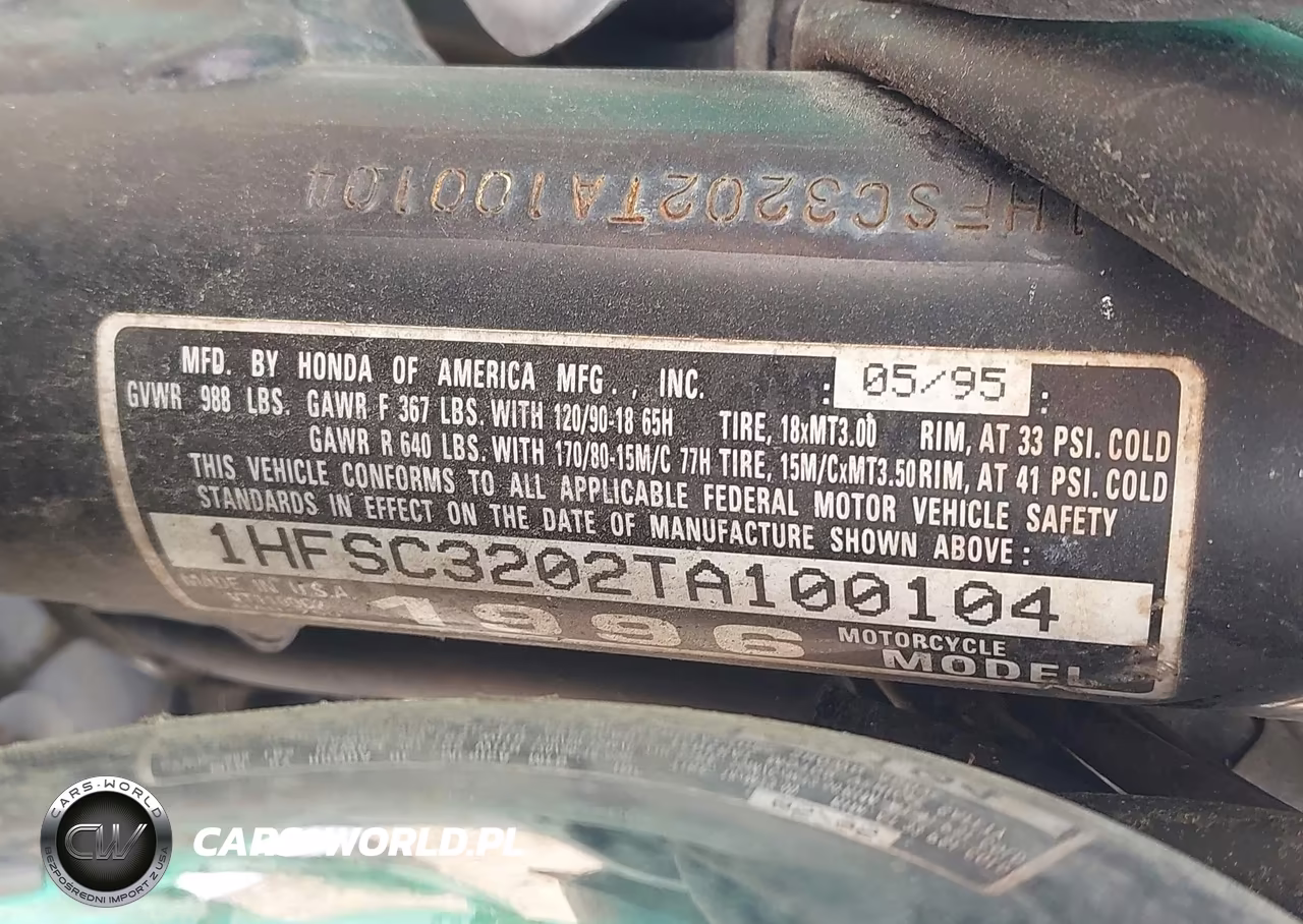 1996 Honda Vt1100 C2 VIN:1HFSC3202TA100104 - 10