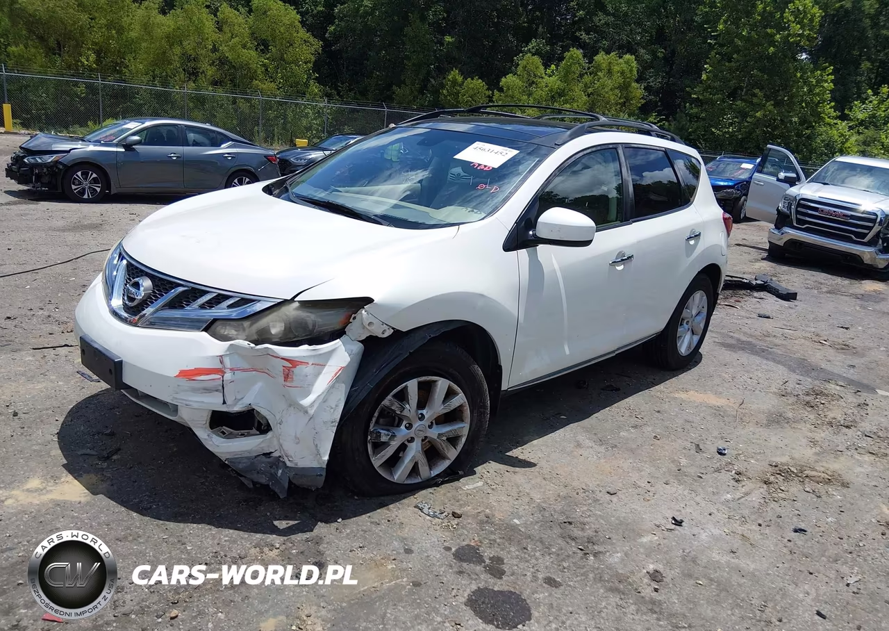 2011 Nissan Murano Sl VIN:JN8AZ1MU7BW070158 - 2