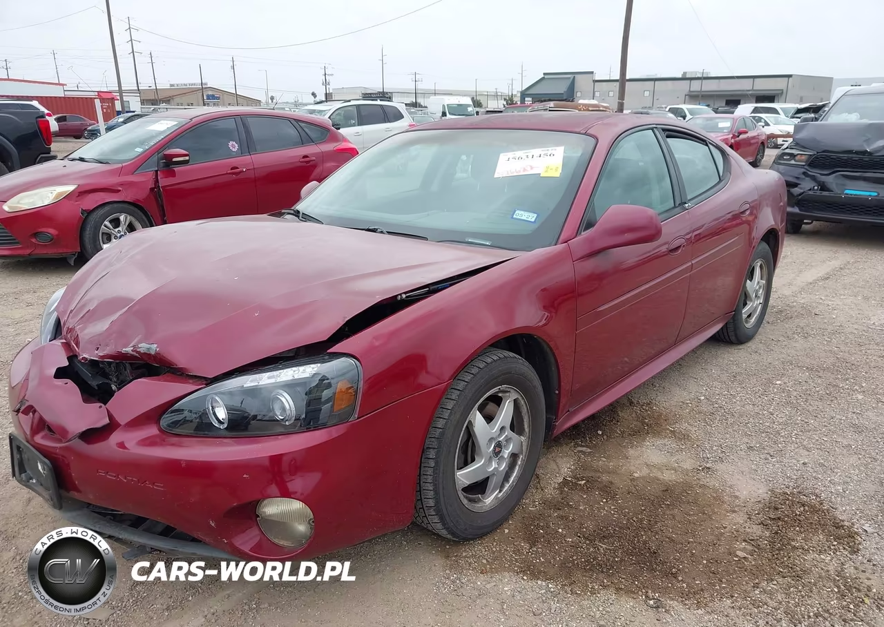 2004 Pontiac Grand Prix Gt1 VIN:2G2WP522841221913 - 2