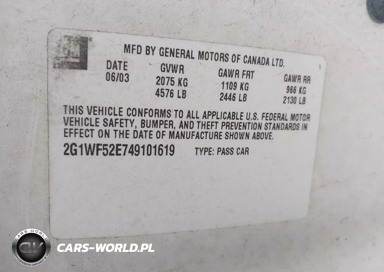 2004 Chevrolet Impala VIN:2G1WF52E749101619 - 9