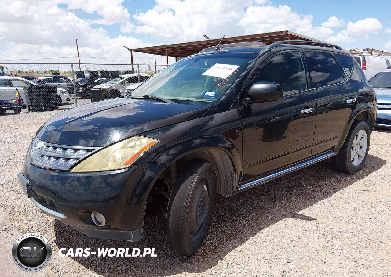 2007 Nissan Murano Sl VIN:JN8AZ08T07W508229 - 2