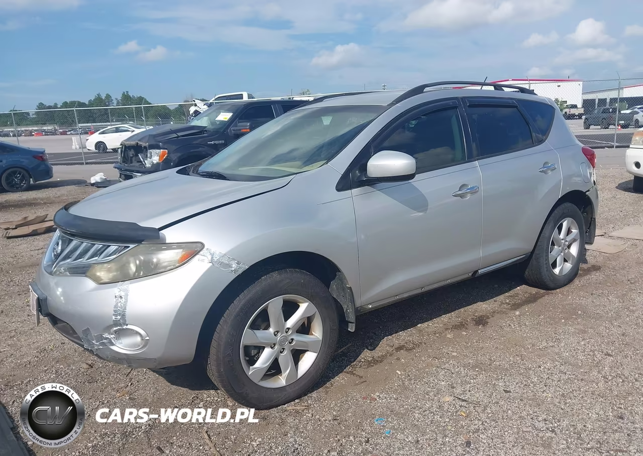 2009 Nissan Murano Sl VIN:JN8AZ18U29W030302 - 2