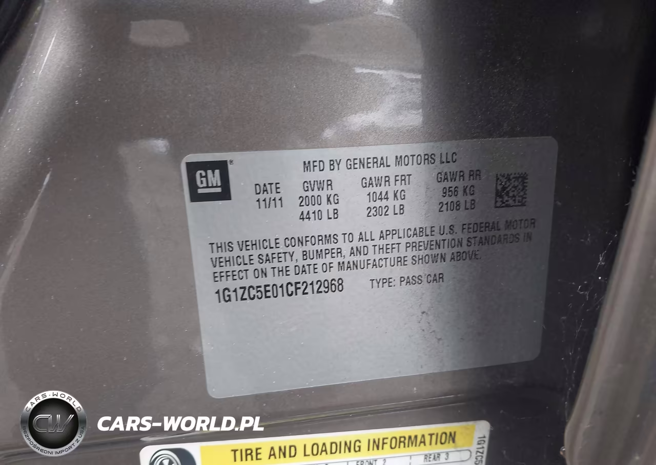 2012 Chevrolet Malibu 1Lt VIN:1G1ZC5E01CF212968 - 9