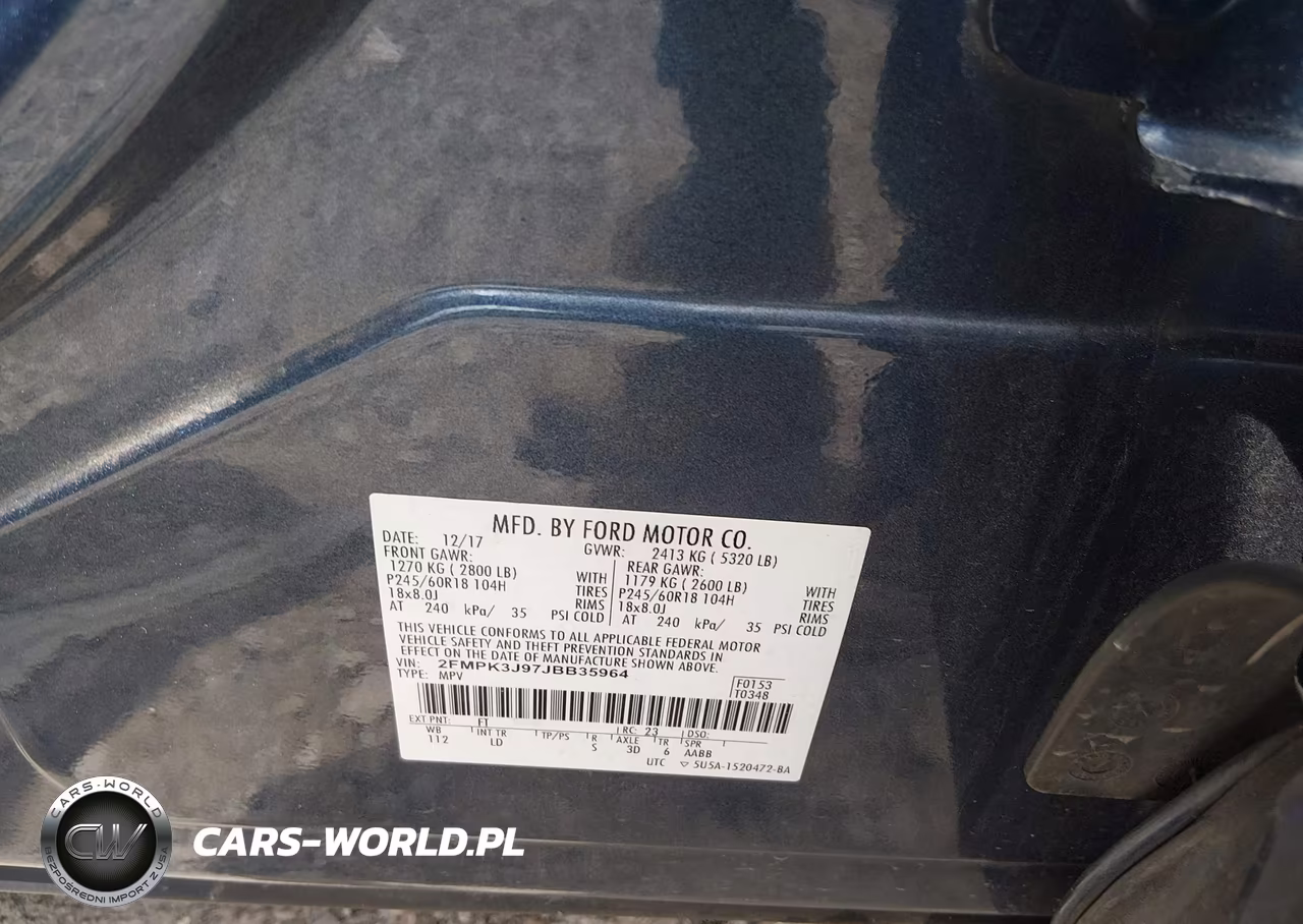 2018 Ford Edge Sel VIN:2FMPK3J97JBB35964 - 9
