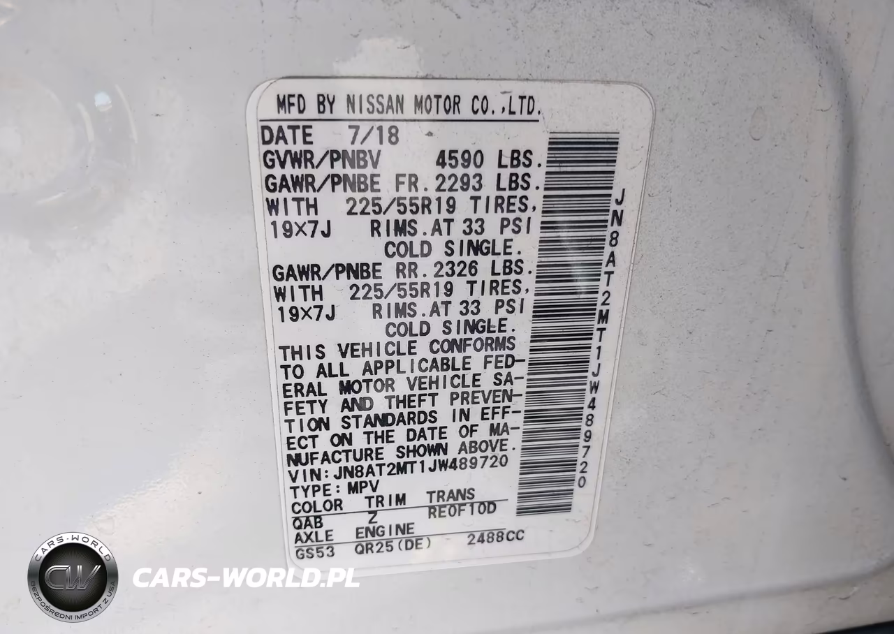 2018 Nissan Rogue Sl VIN:JN8AT2MT1JW489720 - 9