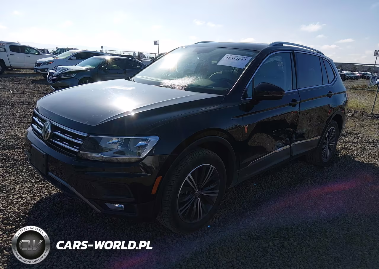 2019 Volkswagen Tiguan 2.0T Se-2.0T Sel-2.0T Sel R-Line-2.0T Sel R-Line Black VIN:3VV3B7AX1KM031531 - 2