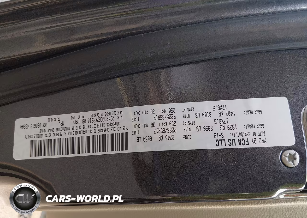 2019 Dodge Grand Caravan Sxt VIN:2C4RDGCG7KR510108 - 9