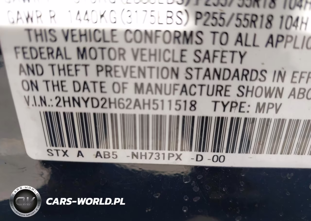 2010 Acura Mdx Technology Package VIN:2HNYD2H62AH511518 - 9
