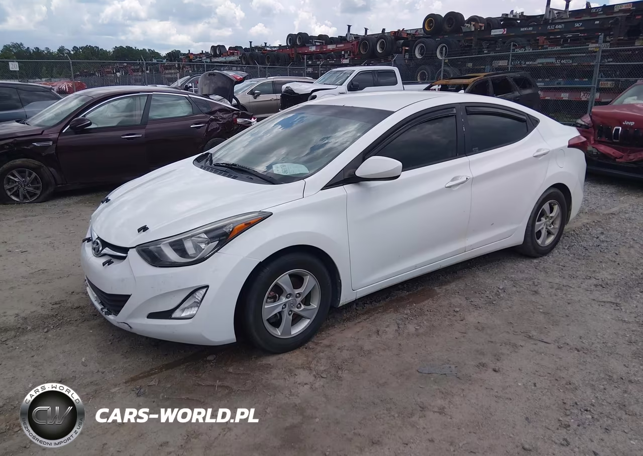 2014 Hyundai Elantra Se VIN:5NPDH4AE6EH480681 - 2