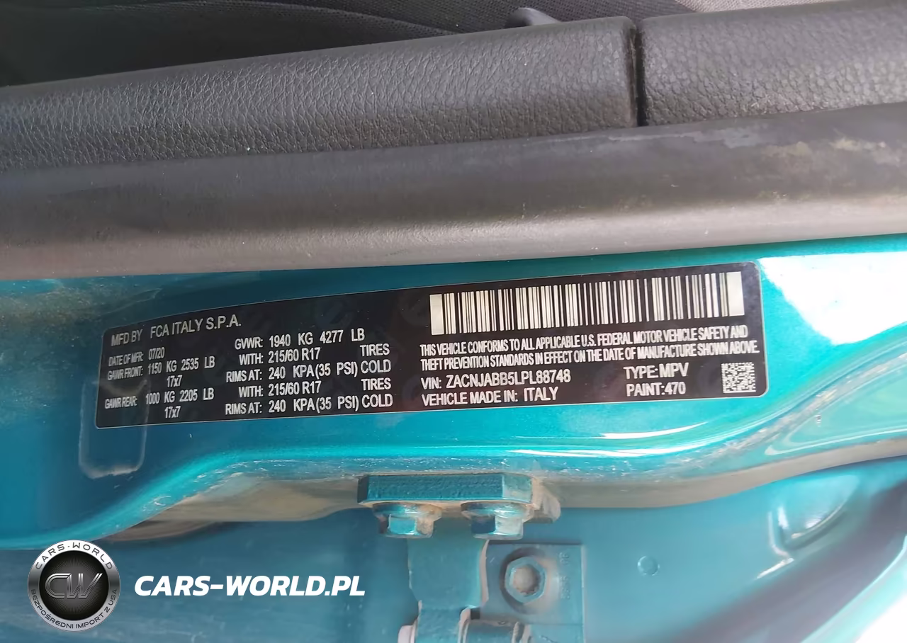 2020 Jeep Renegade Latitude Fwd VIN:ZACNJABB5LPL88748 - 9