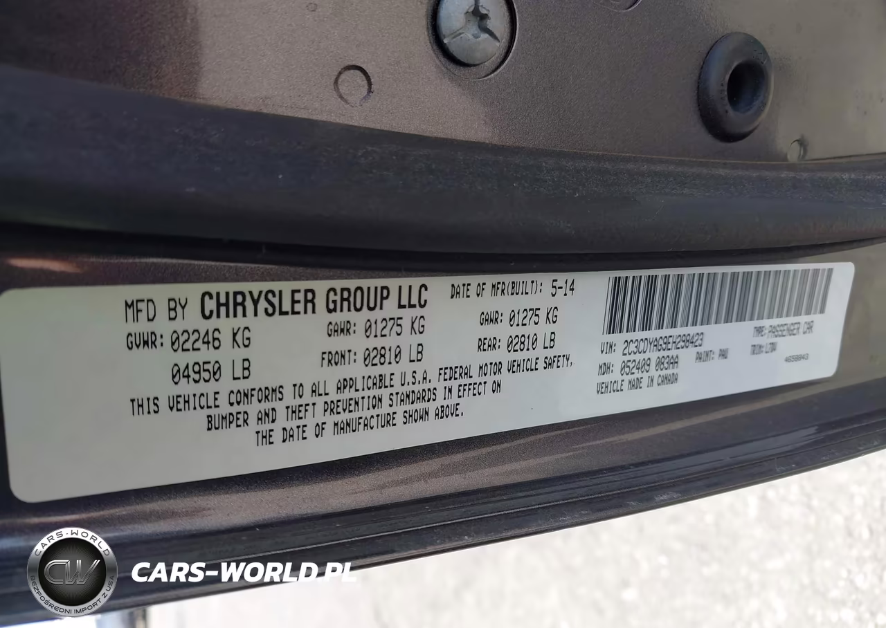 2014 Dodge Challenger Sxt VIN:2C3CDYAG9EH298423 - 9