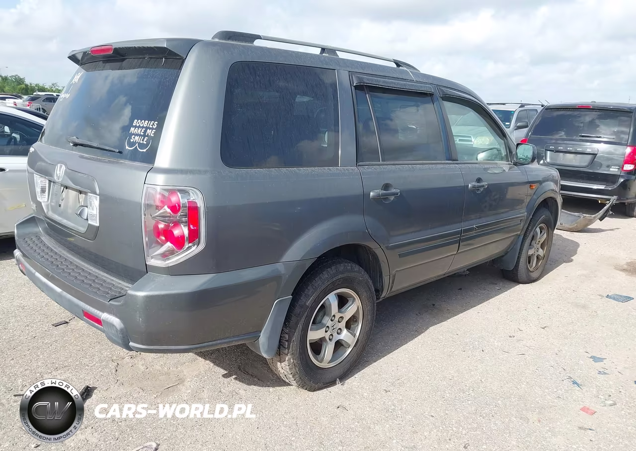 2007 Honda Pilot Ex-L VIN:5FNYF287X7B022680 - 4