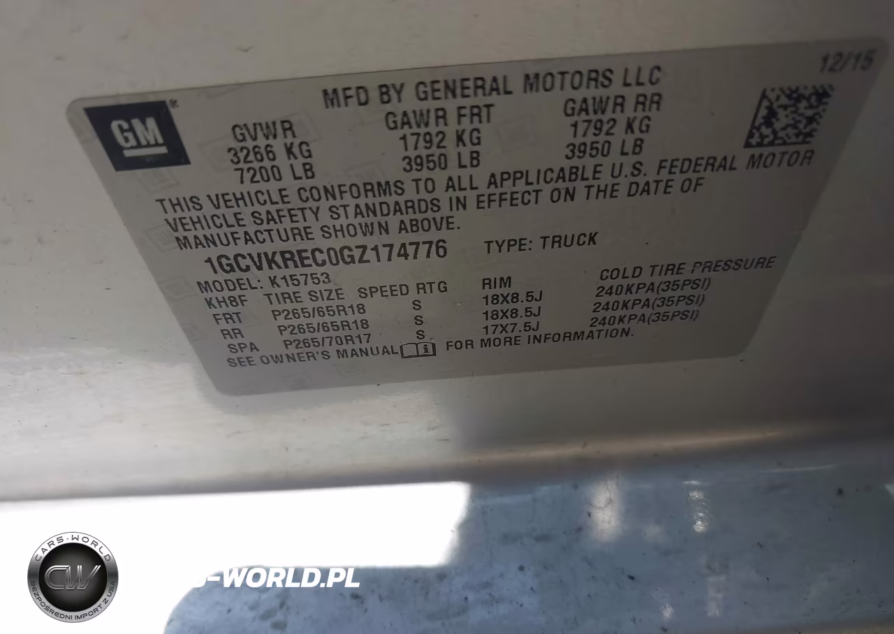 2016 Chevrolet Silverado 1500 Lt VIN:1GCVKREC0GZ174776 - 9