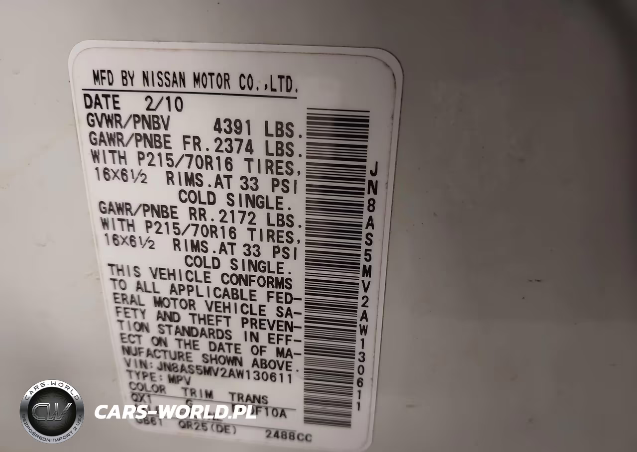 2010 Nissan Rogue S VIN:JN8AS5MV2AW130611 - 9
