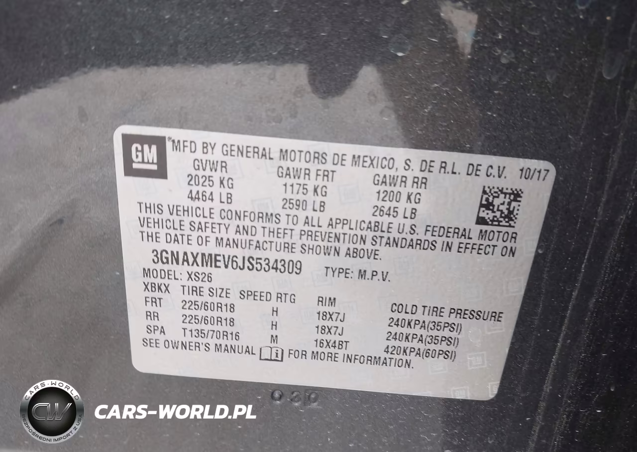 2018 Chevrolet Equinox Premier VIN:3GNAXMEV6JS534309 - 9