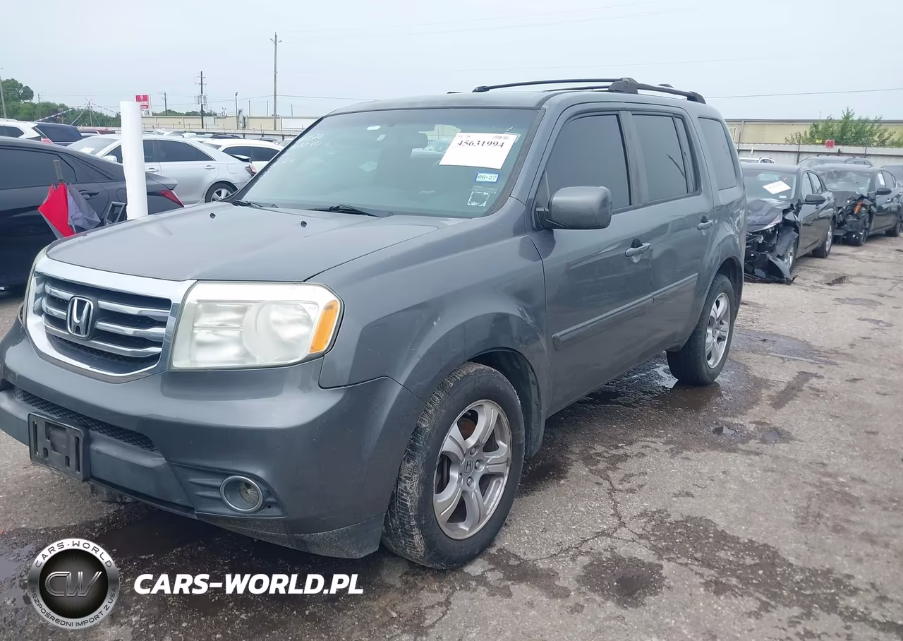 2013 Honda Pilot Ex-L VIN:5FNYF3H55DB007231 - 2