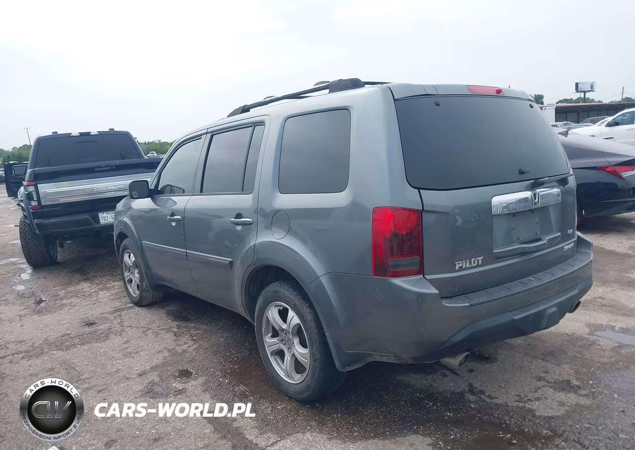 2013 Honda Pilot Ex-L VIN:5FNYF3H55DB007231 - 3
