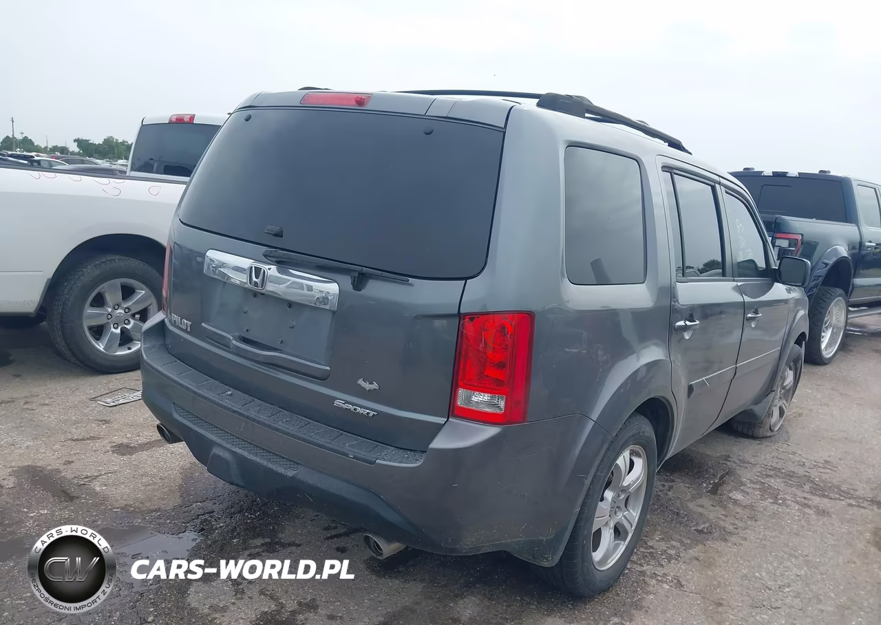 2013 Honda Pilot Ex-L VIN:5FNYF3H55DB007231 - 4