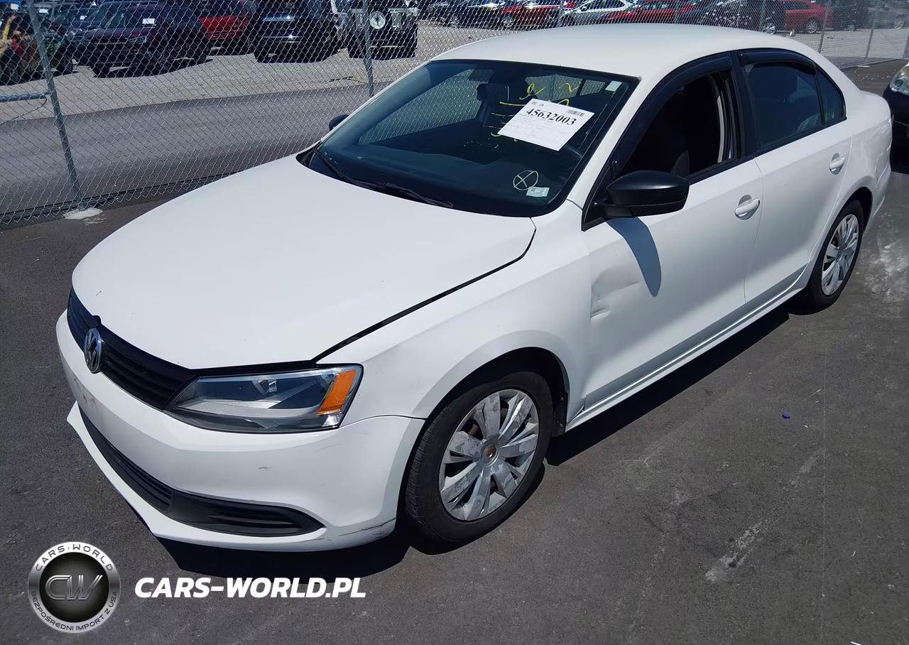 2012 Volkswagen Jetta 2.0L S VIN:3VW2K7AJ8CM120615 - 2