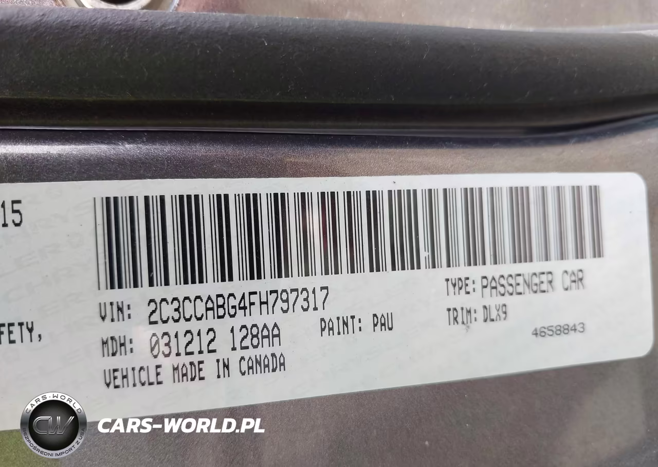 2015 Chrysler 300 300S VIN:2C3CCABG4FH797317 - 9