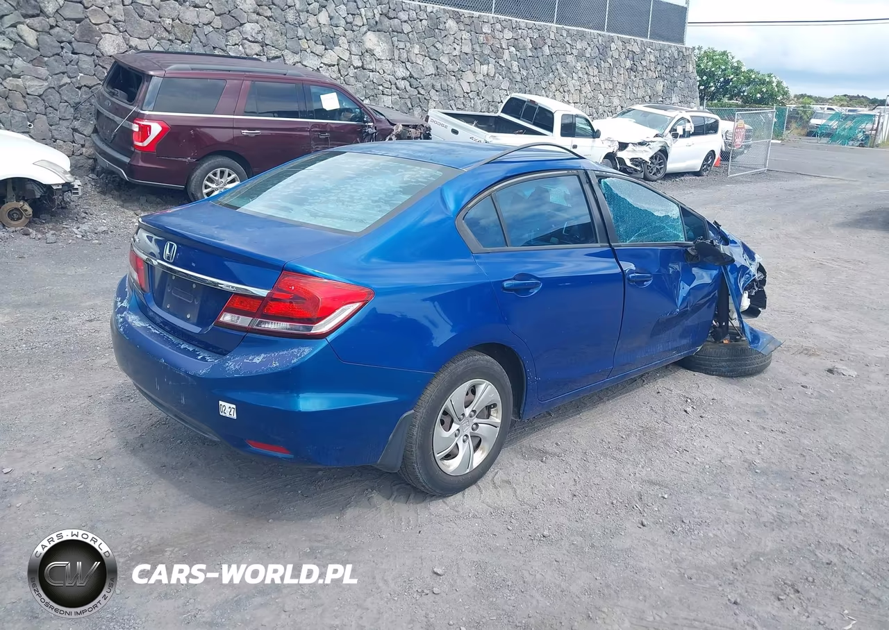 2014 Honda Civic Lx VIN:19XFB2F5XEE064807 - 4