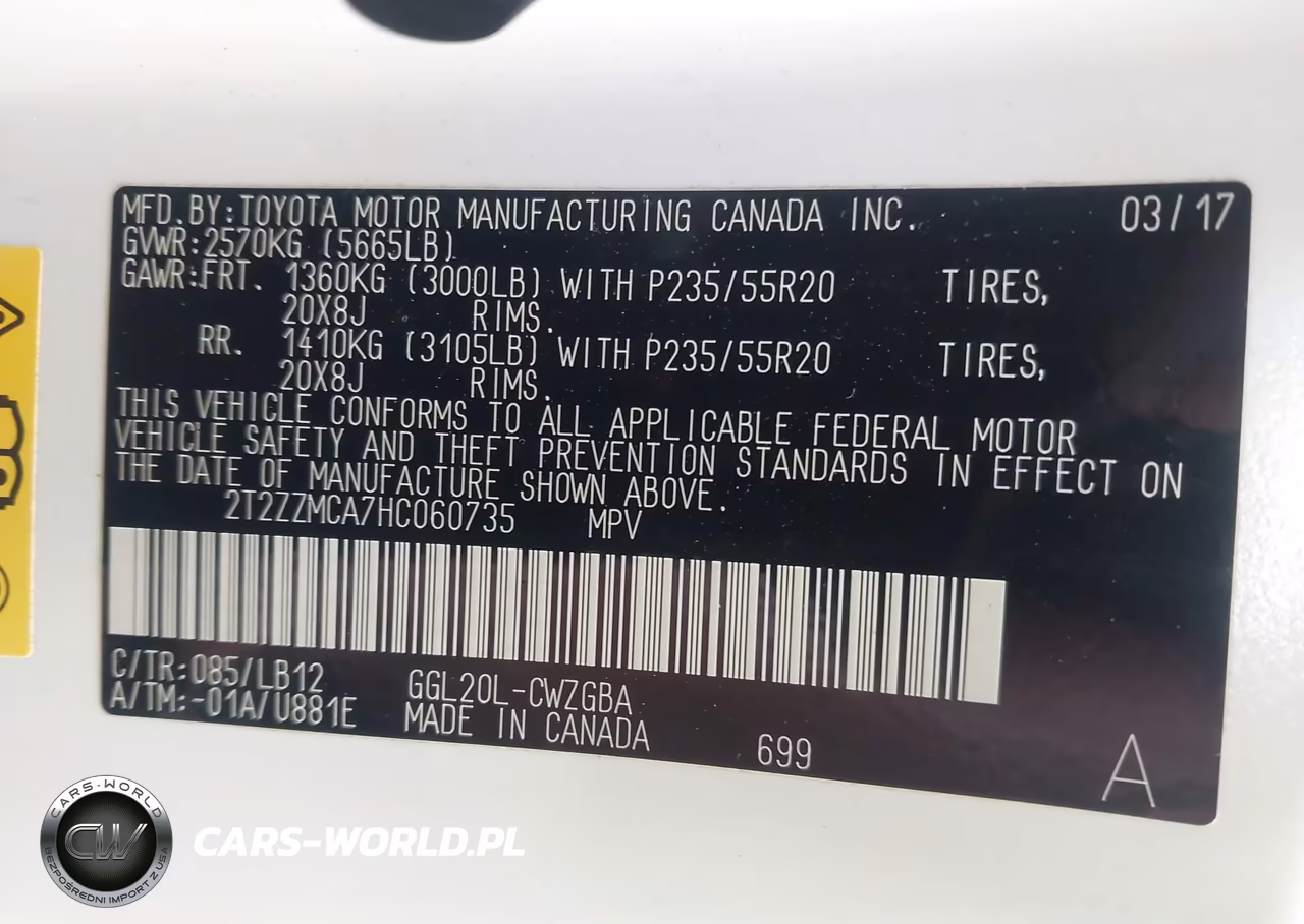 2017 Lexus Rx 350 VIN:2T2ZZMCA7HC060735 - 9
