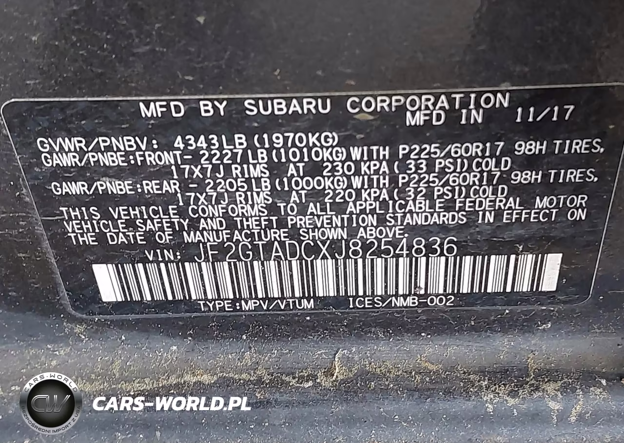 2018 Subaru Crosstrek 2.0I Premium VIN:JF2GTADCXJ8254836 - 9