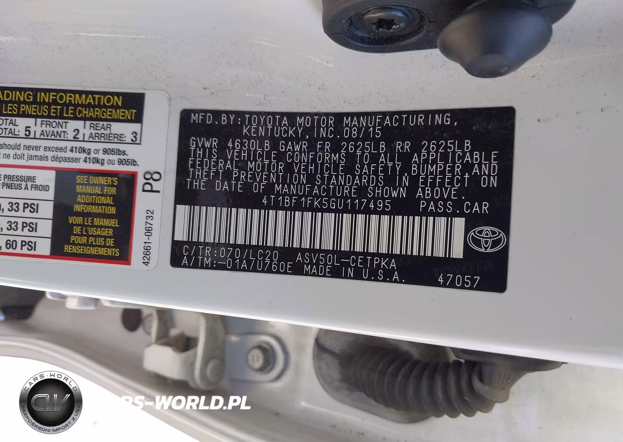2016 Toyota Camry Xse VIN:4T1BF1FK5GU117495 - 9