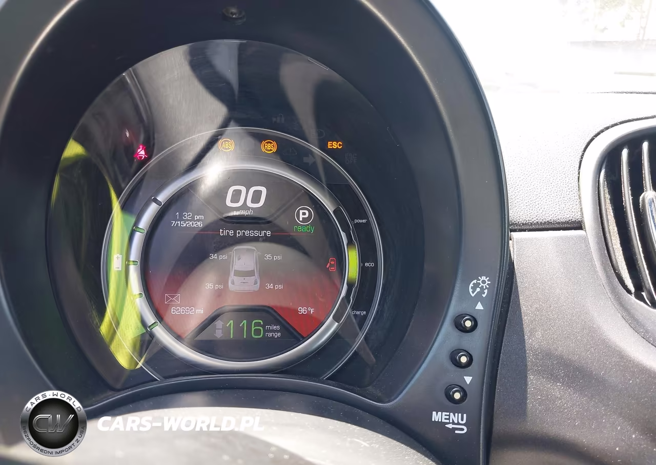2016 Fiat 500E Battery Electric VIN:3C3CFFGE6GT121973 - 14