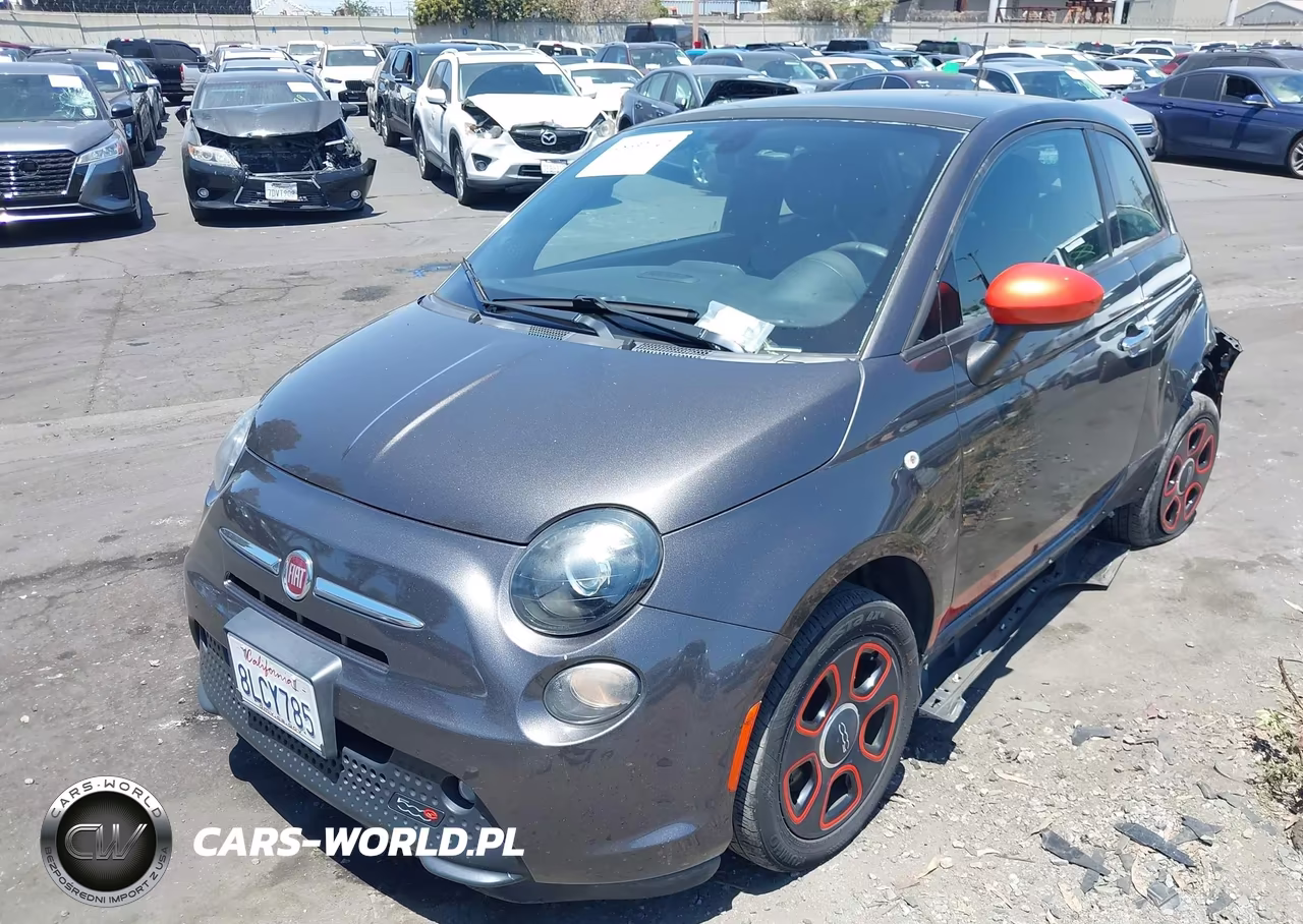 2016 Fiat 500E Battery Electric VIN:3C3CFFGE6GT121973 - 2