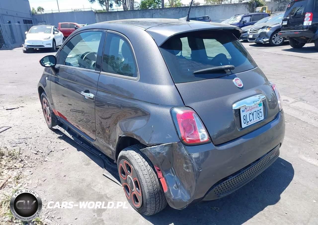 2016 Fiat 500E Battery Electric VIN:3C3CFFGE6GT121973 - 3