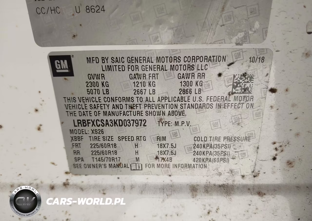 2019 Buick Envision Fwd Essence VIN:LRBFXCSA3KD037972 - 9