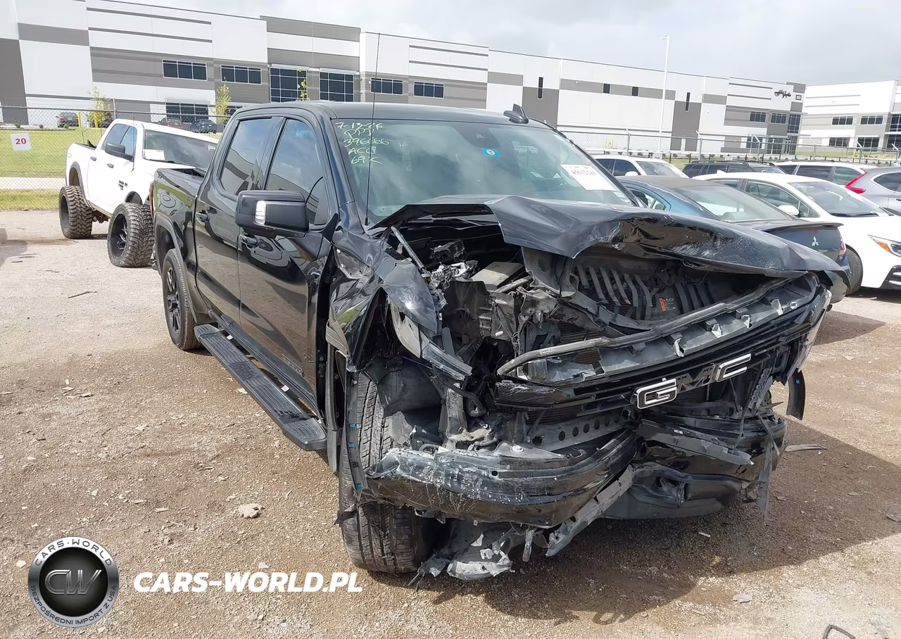 2023 GMC Sierra 1500 4Wd Short Box Elevation With 3Sb