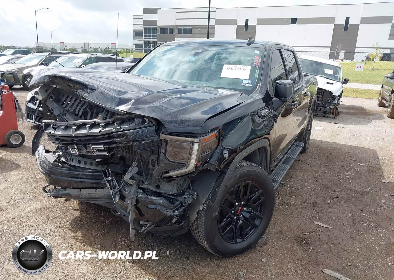 2023 GMC Sierra 1500 4Wd Short Box Elevation With 3Sb VIN:3GTUUCED4PG295354 - 2