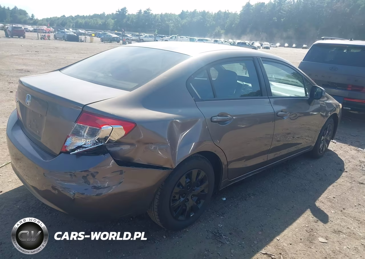 2012 Honda Civic Lx VIN:2HGFB2F53CH529480 - 4