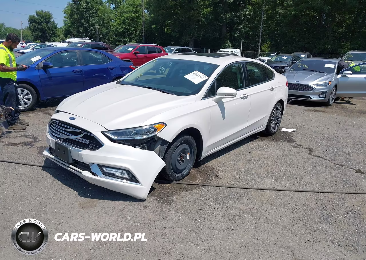 2017 Ford Fusion Titanium VIN:3FA6P0K90HR166473 - 2