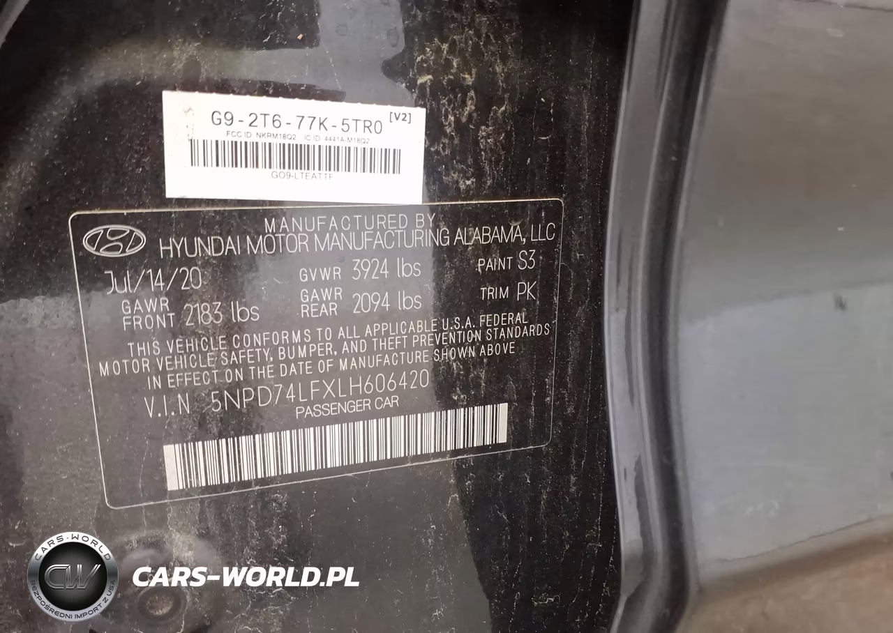 2020 Hyundai Elantra Se VIN:5NPD74LFXLH606420 - 9