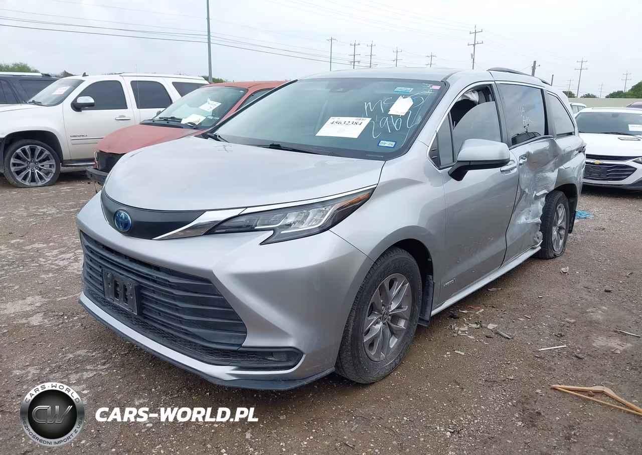 2021 Toyota Sienna Le VIN:5TDKRKEC8MS052962 - 2
