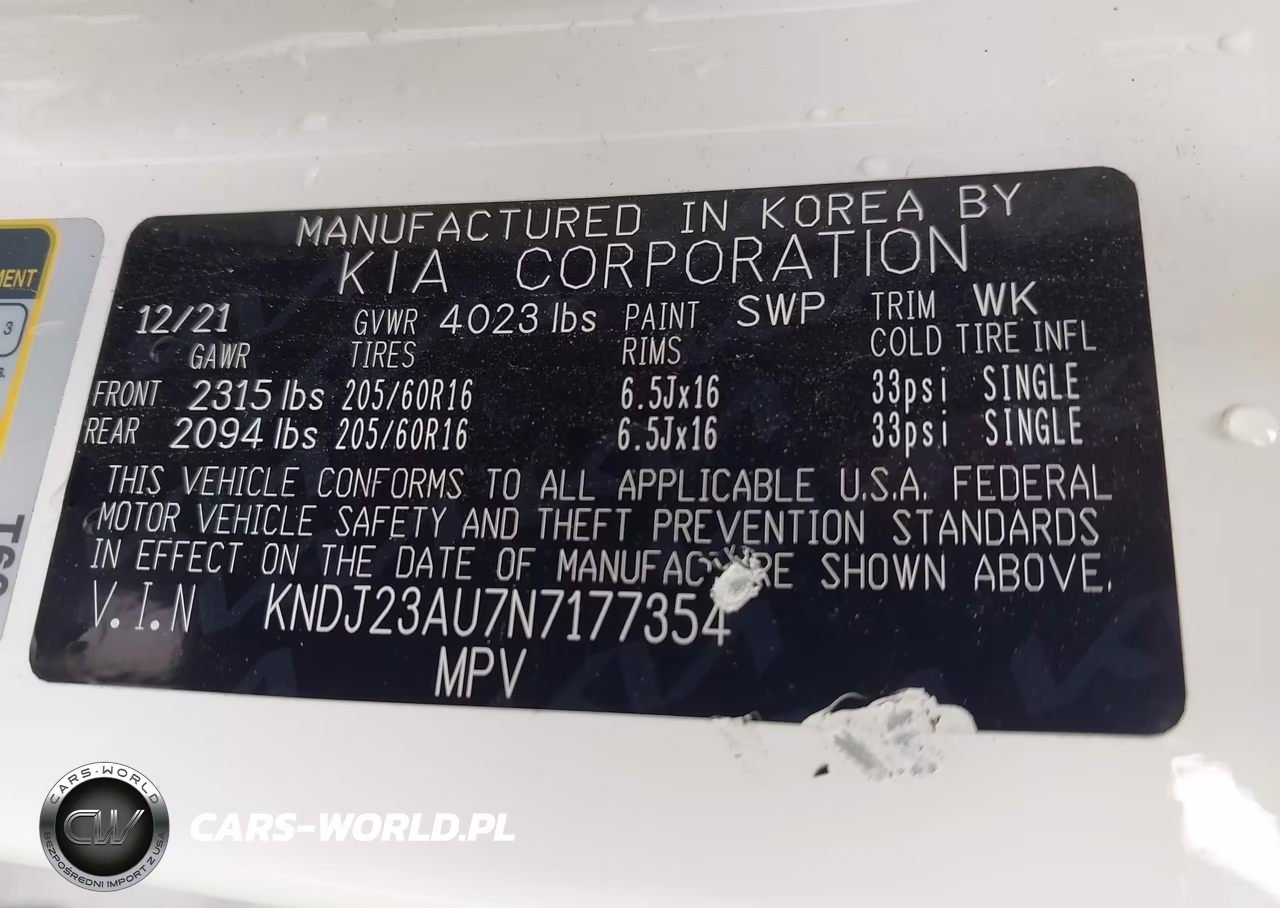 2022 Kia Soul Lx VIN:KNDJ23AU7N7177354 - 9