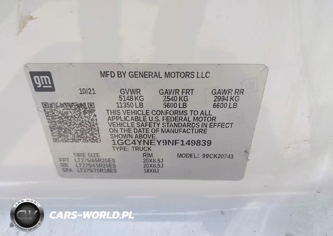 2022 Chevrolet Silverado 2500Hd 4Wd Standard Bed Lt VIN:1GC4YNEY9NF149839 - 9