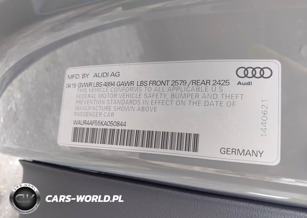 2019 Audi S5 3.0T Premium VIN:WAUR4AF55KA050844 - 9