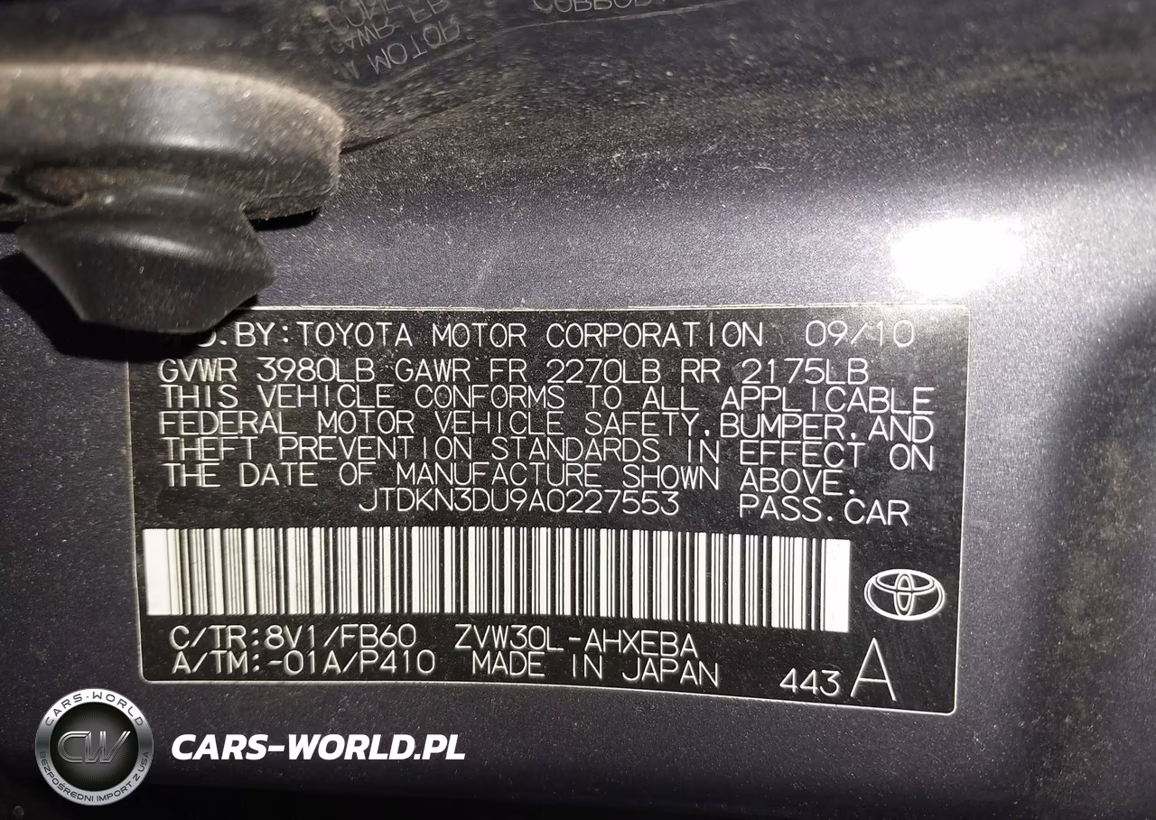 2010 Toyota Prius Ii VIN:JTDKN3DU9A0227553 - 9