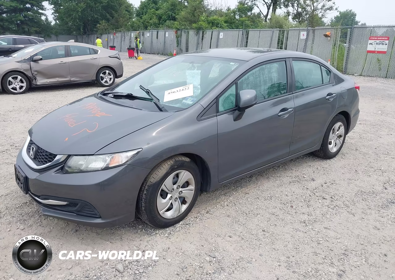 2013 Honda Civic Lx VIN:2HGFB2F56DH598553 - 2