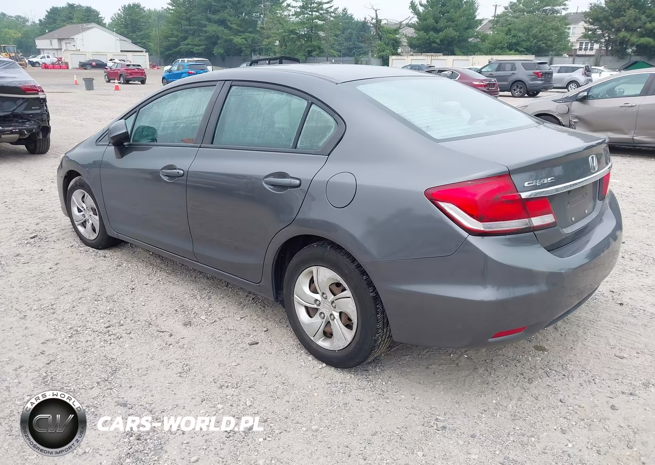 2013 Honda Civic Lx VIN:2HGFB2F56DH598553 - 3